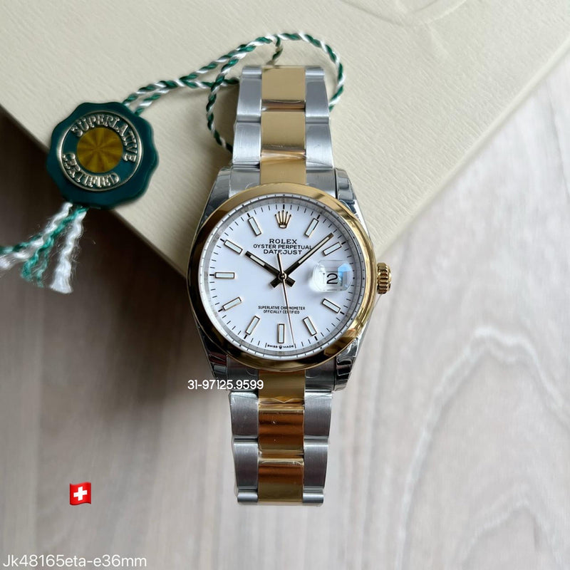 Rolex Datejust - 36mm / Misto Gold