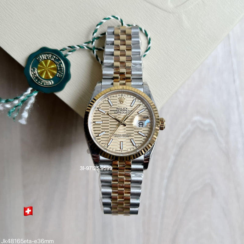 Rolex Datejust - 36mm / Misto Gold