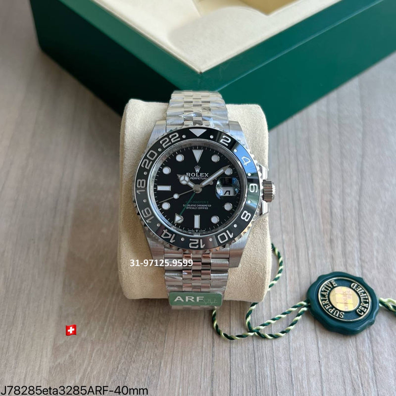 Rolex GMT - modelos novo, preto com cinza