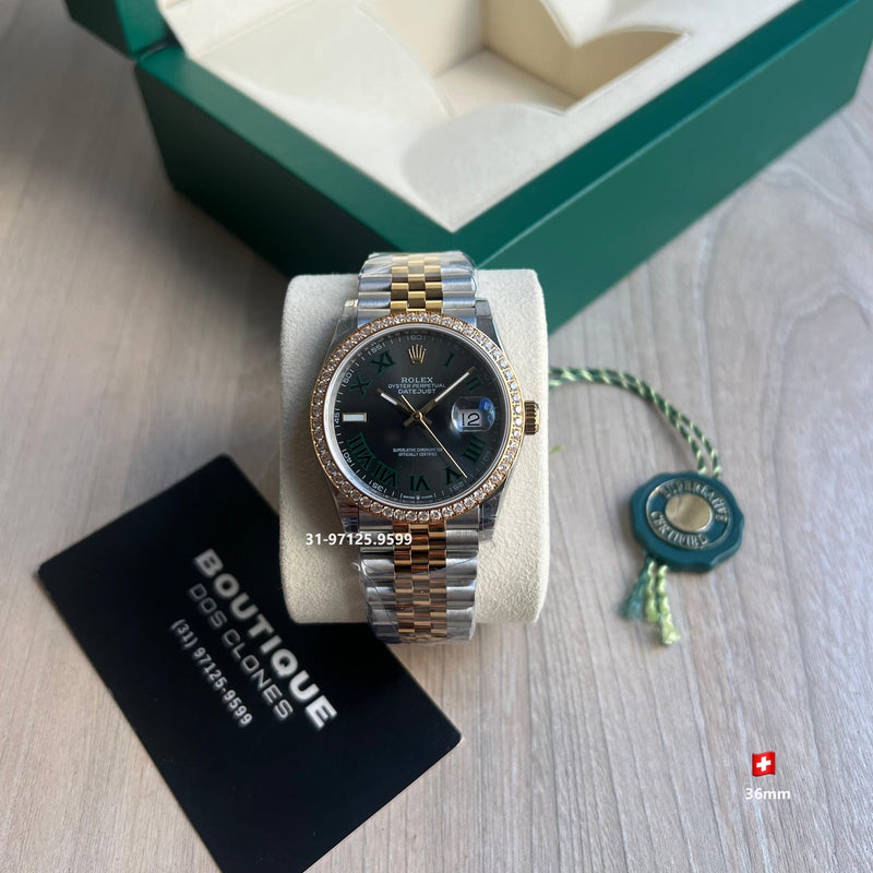 Rolex Datejust - 36mm / misto ouro